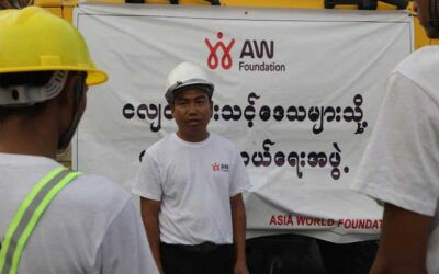 AW Foundation Deploys 15 Machinery Units and Workforce to Assist Earthquake Recovery in Mandalay
